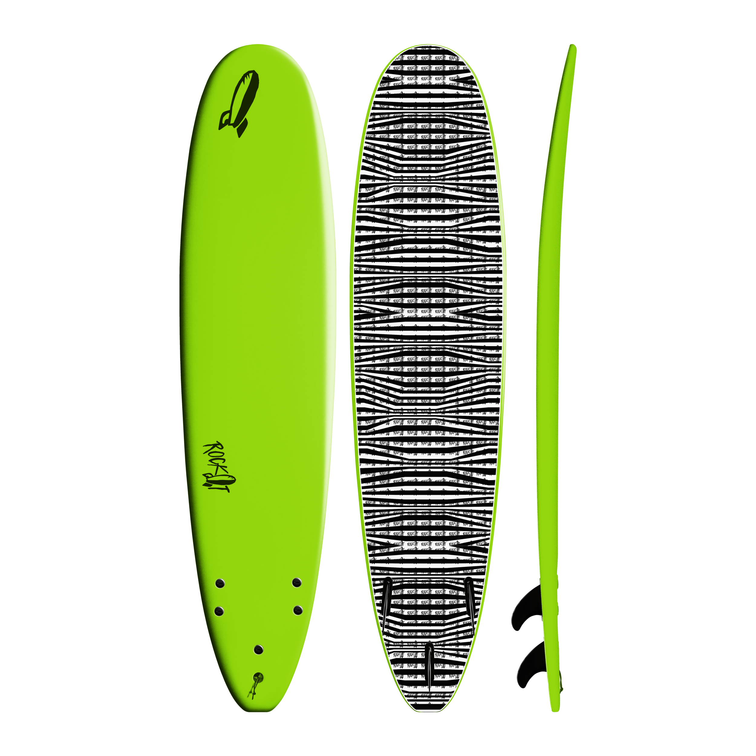 9 MOBY tri fin longboard Rock It Surf